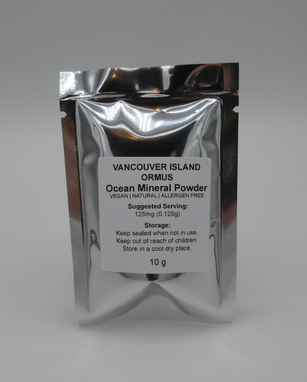 Vancouver Island Ormus Ocean Mineral Powder 10g front