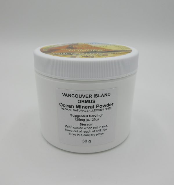 Vancouver Island Ormus Ocean Mineral Powder 30g front
