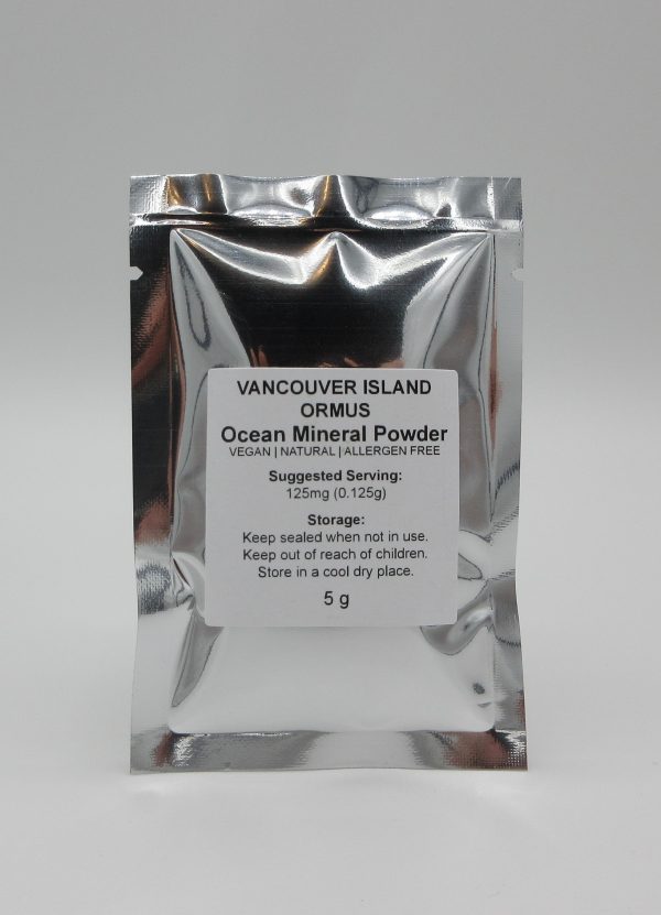 Vancouver Island Ormus Ocean Mineral Powder 5g front